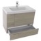 Modern Wall Mounted Bathroom Vanity Cabinet, 31